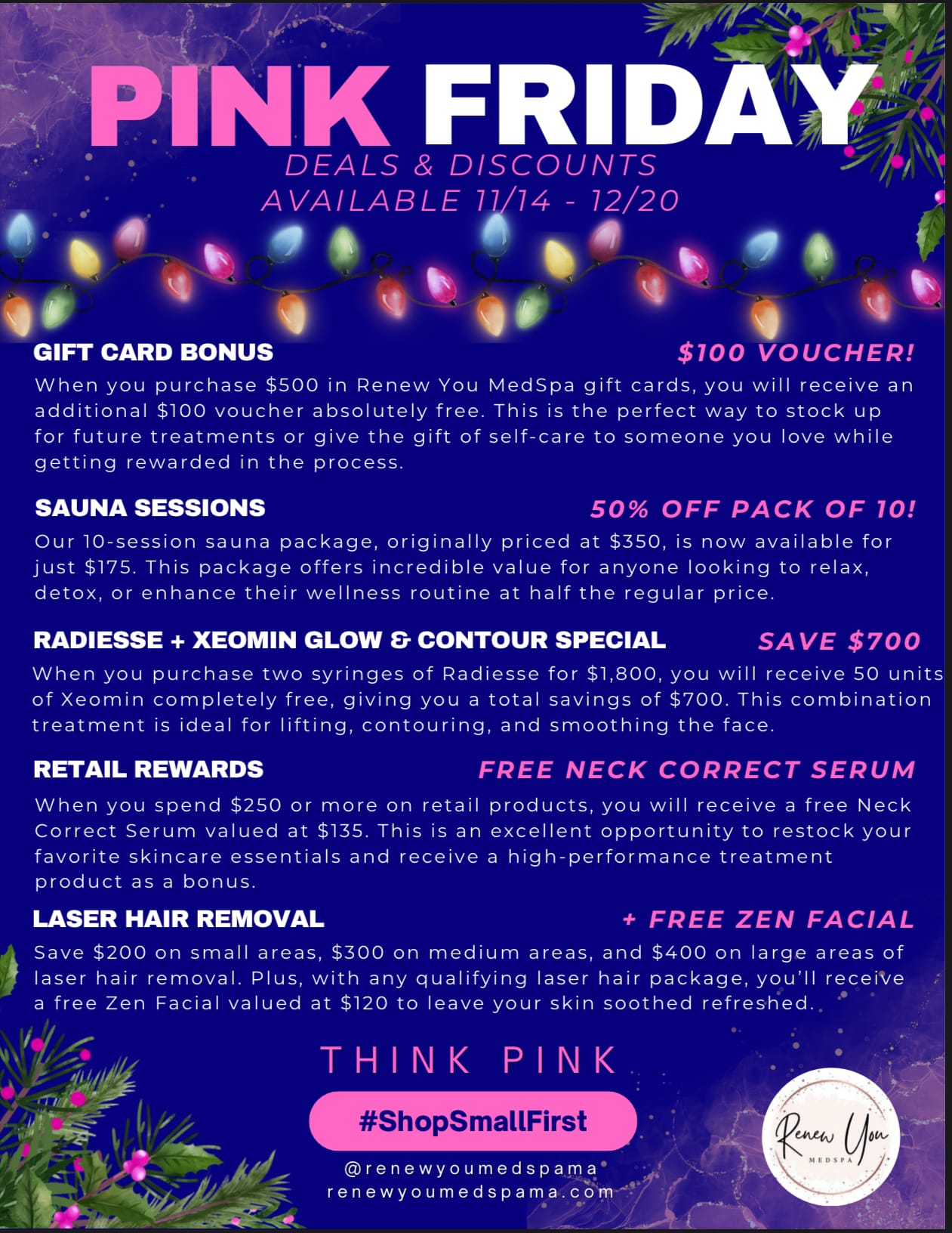 Pink Friday Deals