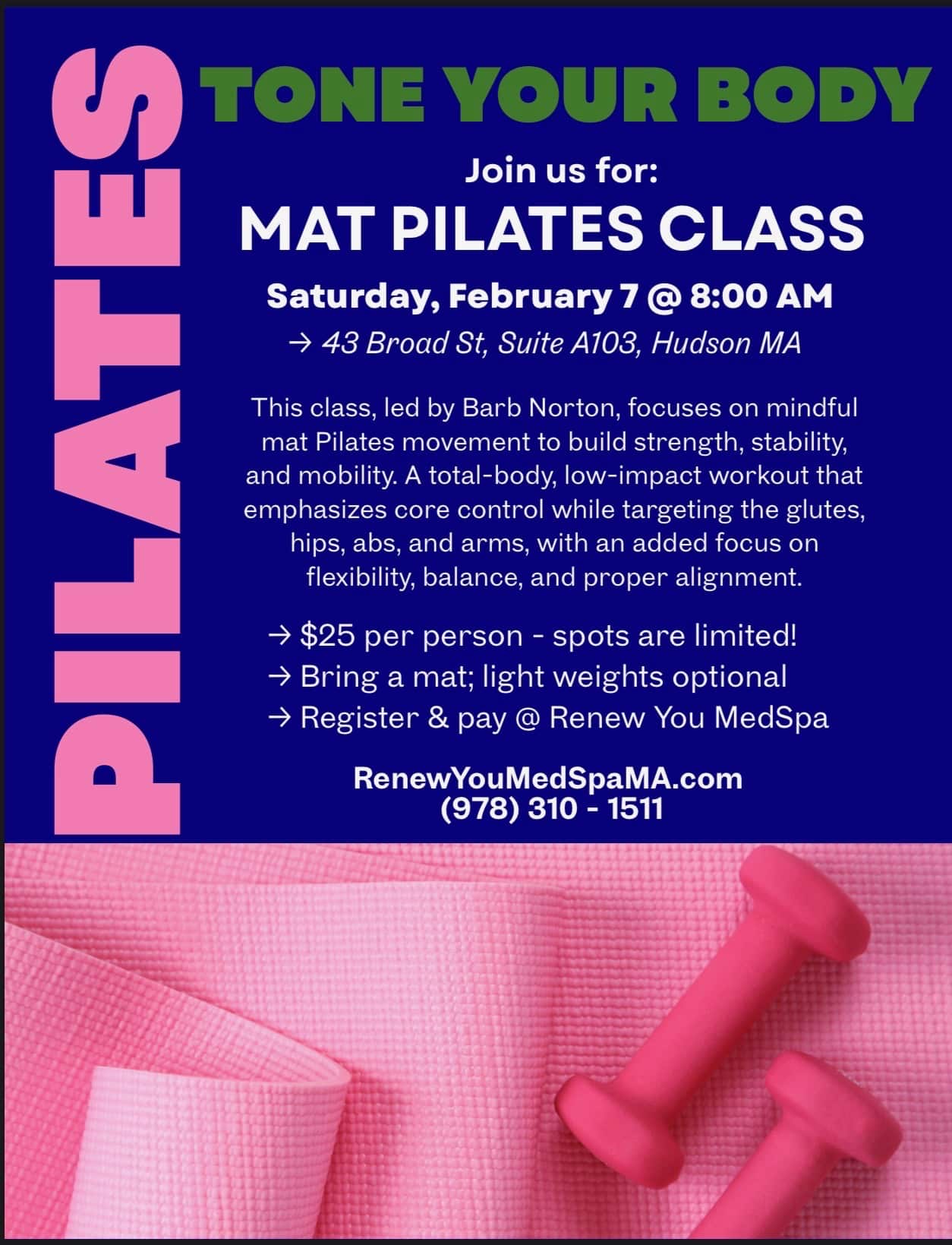 Mat Pilates Class